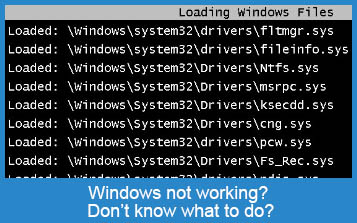 windows 7 not working